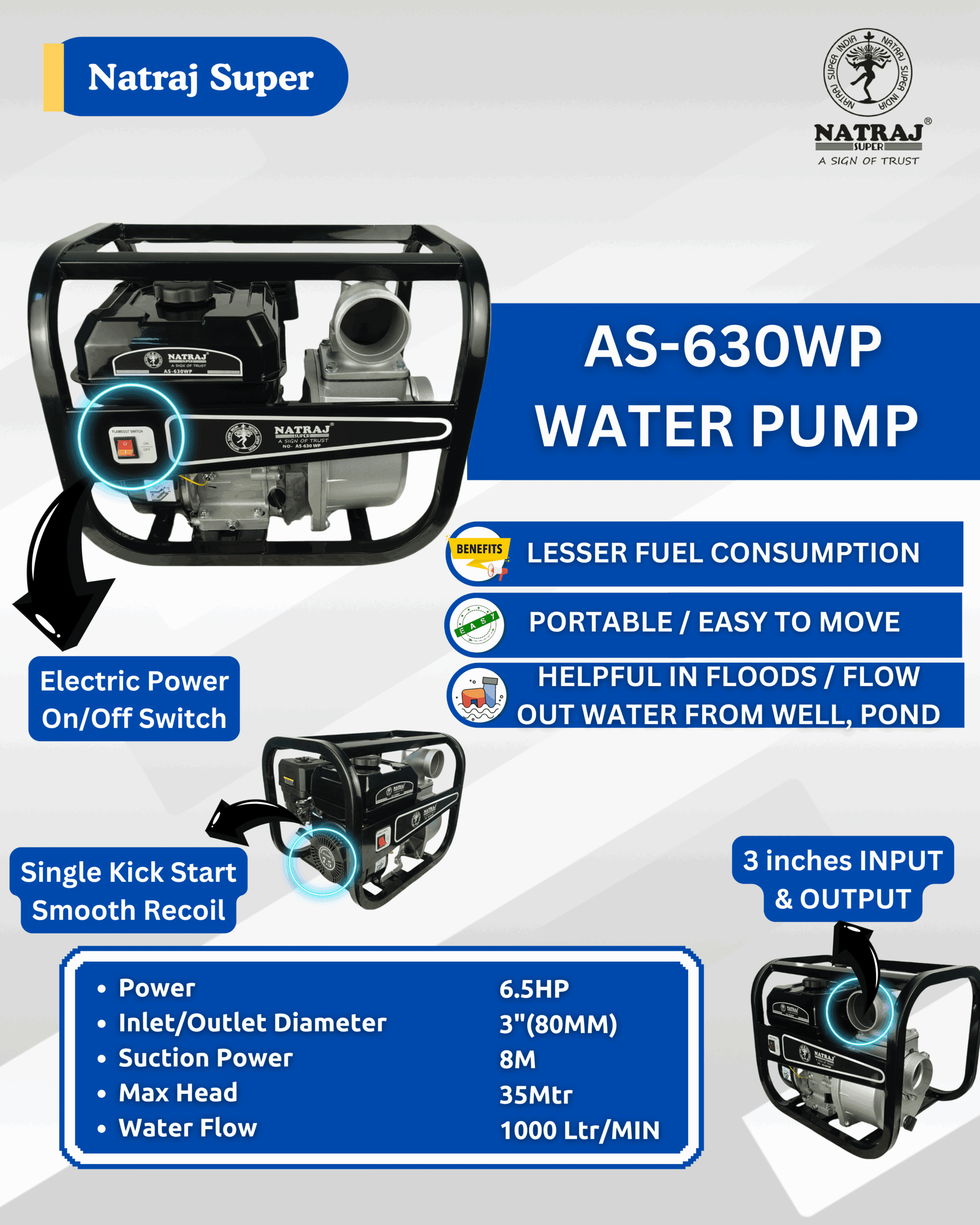 AS-630WP WATER PUMP